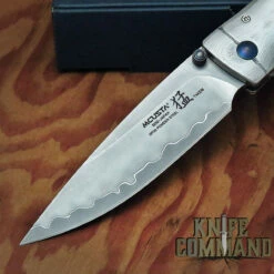 Mcusta MC-202G San Mai SPG2 Powder Steel Bamboo Style Damascus Steel 4.5" Folding Knife -KNIFECOMMAND Sales MCUSTA MC 202G BLD 15015.1634327945.1280.1280