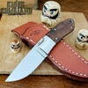 Moki Rare Limited Edition Mini Hunter Fixed Blade Knife In Desert Ironwood