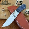 Moki Rare Limited Edition Mini Hunter Fixed Blade Knife In Purple Stabilized Maple -KNIFECOMMAND Sales MOKI HM 540 4 PURPLE 40455.1672437455.1280.1280