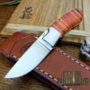 Moki Rare Limited Edition Mini Hunter Fixed Blade Knife In Red Tigerwood -KNIFECOMMAND Sales MOKI HM 540 8 RED TIGER 43708.1672939983.1280.1280