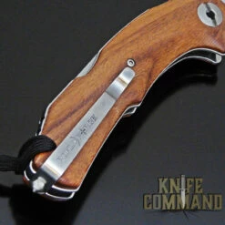Pohl Force Mike Five Santos Wood 1063 Tactical Folding Knife -KNIFECOMMAND Sales PF1063 HDLEND 28737.1532831198.1280.1280