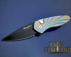 Pro-Tech Knives Sprint 2952 Titanium Automatic Knife With Black DLC 2" S35VN Blade -KNIFECOMMAND Sales PRO TECH 2952 WEB 32640.1658347276.1280.1280