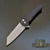 Pro-Tech Knives 5201 Malibu Manual Flipper Knife Folder 3.25" Stonewash CPM-20CV Reverse Tanto Blade -KNIFECOMMAND Sales PRO TECH 5201 MALIBU 09371.1617661037.1280.1280