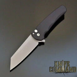Pro-Tech Knives 5201 Malibu Manual Flipper Knife Folder 3.25" Stonewash CPM-20CV Reverse Tanto Blade