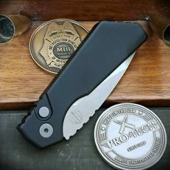 Pro-Tech Knives PT201 Strider PT+ Automatic Knife Folder Smooth Handle MAGNACUT Blade -KNIFECOMMAND Sales PRO TECH PT201 CL 32097.1675978002.1280.1280