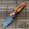 Pro-Tech Knives R5301-DF Dama Runt 5 Del Fuego Automatic Folder Knife Folder 1-15/16" Damascus Wharncliffe Blade -KNIFECOMMAND Sales PRO TECH R5301 DF DAMA 89451.1668362736.1280.1280