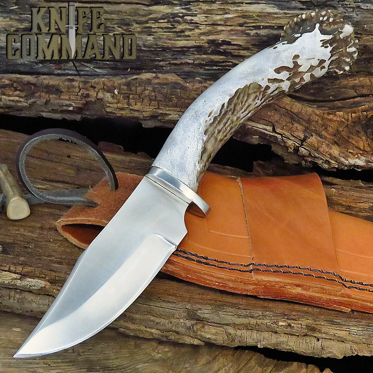 Silver Stag Field Pro FP4.5 Crown Stag Hunting Knife 4.5" Clip Point D2 - Image 2
