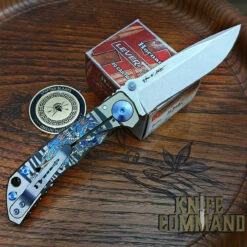 Spartan Blades Harsey Folder Special Edition Dragon Titanium 4" CPM S45VN Blade SF5DRAGON -KNIFECOMMAND Sales SPARTAN HARSEY DRAGON BK W 28052.1679525919.1280.1280