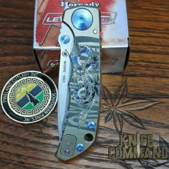 Spartan Blades Harsey Folder Special Edition Dragon Titanium 4" CPM S45VN Blade SF5DRAGON -KNIFECOMMAND Sales SPARTAN HARSEY DRAGON CL W 96697.1679525919.1280.1280