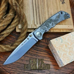 Spartan Blades Harsey Folder Special Edition Koi Fish Titanium 4" CPM S45VN Blade SF5KOI