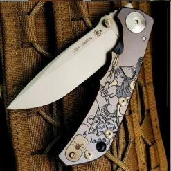 Spartan Blades Harsey Folder Special Edition Spartan Babe Titanium 4" CPM S45VN Blade SF5SPARTANBABE -KNIFECOMMAND Sales SPARTAN HARSEY SPARTAN BABE IG 00482.1630617154.1280.1280