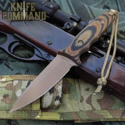 Spartan Blades Harsey Tactical Trout Knife Flat Dark Earth / MultiCam Nylon Sheath SB43DECMNLMC -KNIFECOMMAND Sales SPARTAN HARSEY TACTICAL TROUT FDE CAMO 76 31278.1668371391.1280.1280