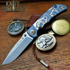 Spartan Blades Harsey Folder Special Edition Watchworks Titanium 4" CPM S45VN Blade SF5WATCHWORKS