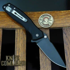 Spartan Blades PALLAS Button Lock Flipper Folder Black CPM S45VN Blade SF3BK -KNIFECOMMAND Sales SPARTAN PALLAS FOLDER BLACK SF3BK CHAIR COIN BK 15718.1619727083.1280.1280