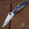 Spyderco Police Santa Fe Stoneworks Blue Line Special Knife