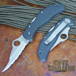 Spyderco Worker Tufram GIN-1 Serrated Edge Knife