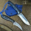 Paddy Smyth Knives Prototype Custom Stalker's Claw/ Pro Stalker Full Stalking Combo Hunting Knives, Black G-10 Blue Sheath Blueline -KNIFECOMMAND Sales STALKER CLAW COMBO BLACK BLUE 77675.1662058374.1280.1280