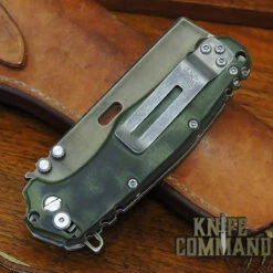 Wander Tactical Custom Franken Extreme Duty Folding Knife Green Micarta Raw -KNIFECOMMAND Sales WANDER FRANKEN BEV CL 21576.1629478707.1280.1280
