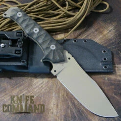 Wander Tactical Haast Eagle Survival Knife Black Micarta Dark Earth Gunkote -KNIFECOMMAND Sales WANDER HAAST EAGLE BLACK DE BK 72759.1483732644.1280.1280