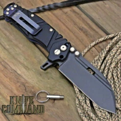 Wander Tactical Hurricane Gen 3 Extreme Duty Folding Knife Black Black Aluminum -KNIFECOMMAND Sales WANDER HURRICANE GEN 3 BLACK BLACK BK 81579.1572541421.1280.1280
