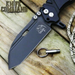 Wander Tactical Hurricane Gen 3 Extreme Duty Folding Knife Black Black Aluminum -KNIFECOMMAND Sales WANDER HURRICANE GEN 3 BLACK BLACK BLD 12551.1572541421.1280.1280