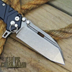 Wander Tactical Hurricane Gen 3 Extreme Duty Folding Knife Black Aluminum -KNIFECOMMAND Sales WANDER HURRICANE GEN 3 BLACK STONE BLDBK 13265.1565816217.1280.1280