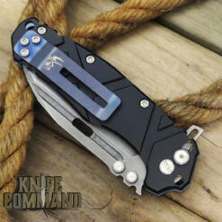 Wander Tactical Hurricane Gen 3 Extreme Duty Folding Knife Black Aluminum -KNIFECOMMAND Sales WANDER HURRICANE GEN 3 BLACK STONE CL 44355.1565816217.1280.1280