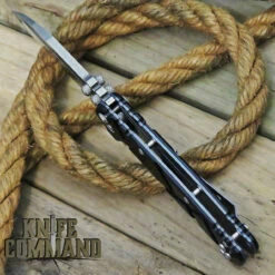 Wander Tactical Hurricane Gen 3 Extreme Duty Folding Knife Black Aluminum -KNIFECOMMAND Sales WANDER HURRICANE GEN 3 BLACK STONE HDLBK 33963.1565816217.1280.1280