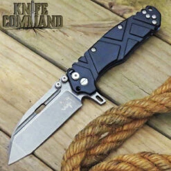 Wander Tactical Hurricane Gen 3 Extreme Duty Folding Knife Black Aluminum