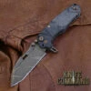 Wander Tactical Custom Hurricane TI Extreme Duty Folding Knife Ice Brush Black Micarta -KNIFECOMMAND Sales WANDER HURRICANE TI ICE BLK MIC 180131 11246.1517432485.1280.1280