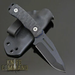 Wander Tactical KC Commander Custom Police Law Enforcement Fixed Blade Knife Black -KNIFECOMMAND Sales WANDER KC COMMANDER BLK BLK BK 51730.1532717432.1280.1280