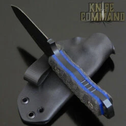 Wander Tactical KC Commander Custom Police Law Enforcement Fixed Blade Knife Black -KNIFECOMMAND Sales WANDER KC COMMANDER BLK BLK HDLBTM 73232.1532717433.1280.1280