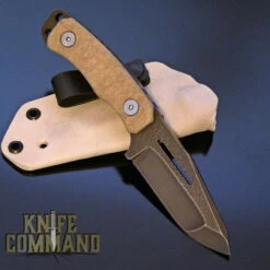 Wander Tactical KC Commander Custom Military Police Law Enforcement Fixed Blade Knife Desert -KNIFECOMMAND Sales WANDER KC COMMANDER DES RAW BK 61592.1532726738.1280.1280