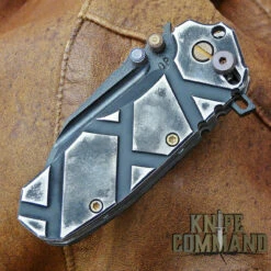 Wander Tactical Custom Mini Hurricane TI Extreme Duty Gentleman's Folding Knife Apocalypse Aluminum -KNIFECOMMAND Sales WANDER MINI HURRICANE ALUM BLK CL 01659.1526589997.1280.1280