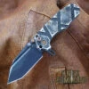 Wander Tactical Custom Mini Hurricane TI Extreme Duty Gentleman's Folding Knife Apocalypse Aluminum -KNIFECOMMAND Sales WANDER MINI HURRICANE ALUM BLK 10229.1526589996.1280.1280