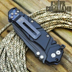 Wander Tactical Mistral Gen 3 Extreme Duty Folding Knife Black Black Aluminum -KNIFECOMMAND Sales WANDER MISTRAL GEN 3 BLACK BLACK CL 12245.1572551670.1280.1280