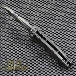 Wander Tactical Custom Sköll Wolf Extreme Duty Folding Knife Two-Tone Black Green Micarta Skoll -KNIFECOMMAND Sales WANDER SKOLL WOLF BI BLK MIC Skll HDLBK 56872.1500500400.1280.1280