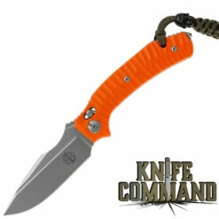 Pohl Force 1102 Force Two Rescue Nitro-B Folding Knife Blaze Orange G-10