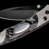 A200-1B Titanium Pocketknife With Compressed Acrylic Resin And Stainless Blade -KNIFECOMMAND Sales a200 1b 1black