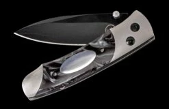 A200-1B Titanium Pocketknife With Compressed Acrylic Resin And Stainless Blade
