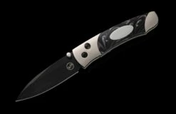 A200-1B Titanium Pocketknife With Compressed Acrylic Resin And Stainless Blade -KNIFECOMMAND Sales a200 1b 2 3