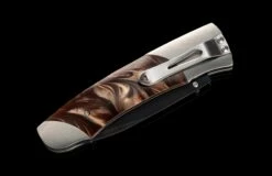 A200-3B Titanium Pocketknife With Compressed Acrylic Resin And Stainless Blade -KNIFECOMMAND Sales a200 3b 2