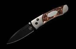 A200-3B Titanium Pocketknife With Compressed Acrylic Resin And Stainless Blade -KNIFECOMMAND Sales a200 3b 3
