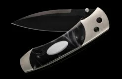 A300-1B Titanium Pocketknife With Compressed Acrylic Resin And Stainless Blade