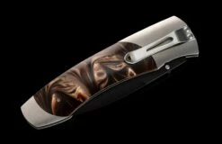 A300-3B Titanium Pocketknife With Compressed Acrylic Resin And Stainless Blade 7 A300-3B Titanium Pocketknife With Compressed Acrylic Resin And Stainless Blade -KNIFECOMMAND Sales a300 3b 3