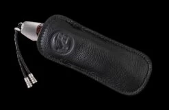 Dark Fire Titanium Pocketknife With 'Wave' Mokume And Damascus Blade 11 Dark Fire Titanium Pocketknife With 'Wave' Mokume And Damascus Blade -KNIFECOMMAND Sales b05 dark fire 4