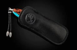 Lava Lake Titanium Pocket Knife Featuring Turquoise And Lava Rock, And Damascus Blade 10 Lava Lake Titanium Pocket Knife Featuring Turquoise And Lava Rock, And Damascus Blade -KNIFECOMMAND Sales b05 lava lake 4