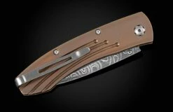 Titan IV Titanium Pocketknife With Damascus Blade -KNIFECOMMAND Sales b05 titan iv 3