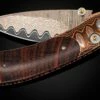 Cocoa Pocketknife With Cocobolo Wood, 'Wave' Mokume And Copper Wave Damascus 2 Cocoa Pocketknife With Cocobolo Wood, 'Wave' Mokume And Copper Wave Damascus -KNIFECOMMAND Sales b09 cocoa 1