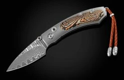 Fierce Titanium Folding Knife With Mokume Gane And Wave Damascus -KNIFECOMMAND Sales b09 fierce 2